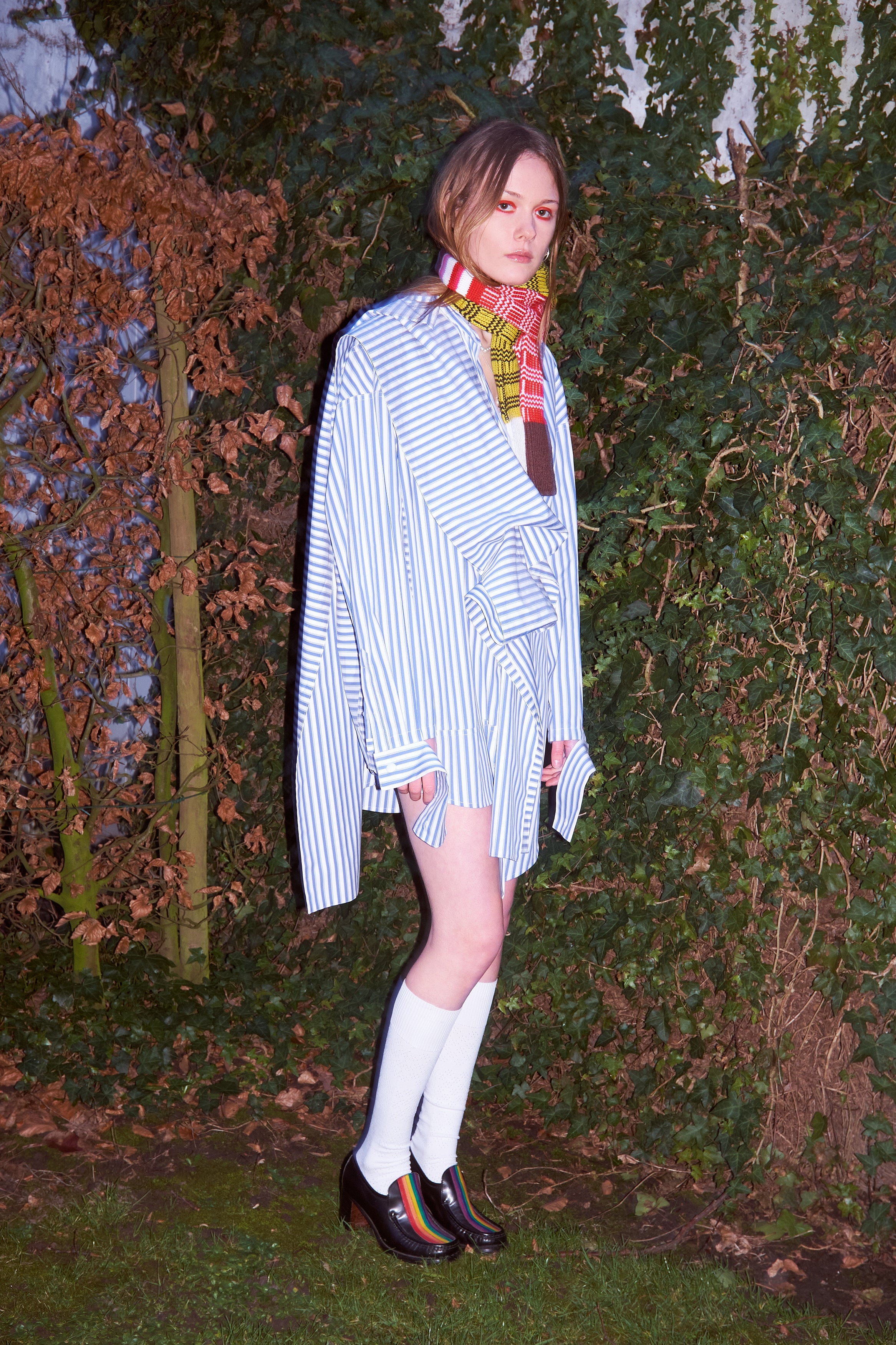 MERYLL ROGGE フーデッド シャツ | ブルー | FARFETCH JP