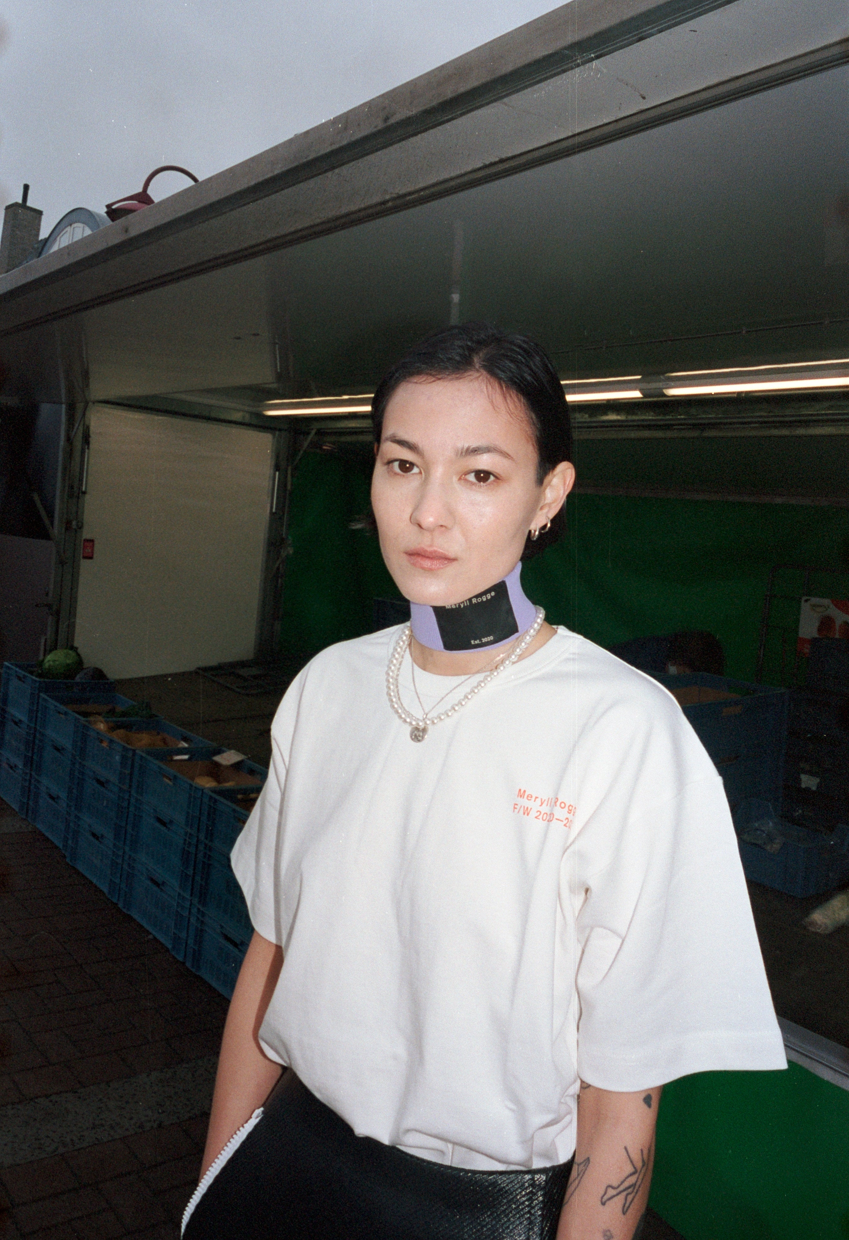 Meryll Rogge Blue Deconstructed Shirt Meryll Rogge