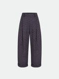 Checked Drawstring Chino