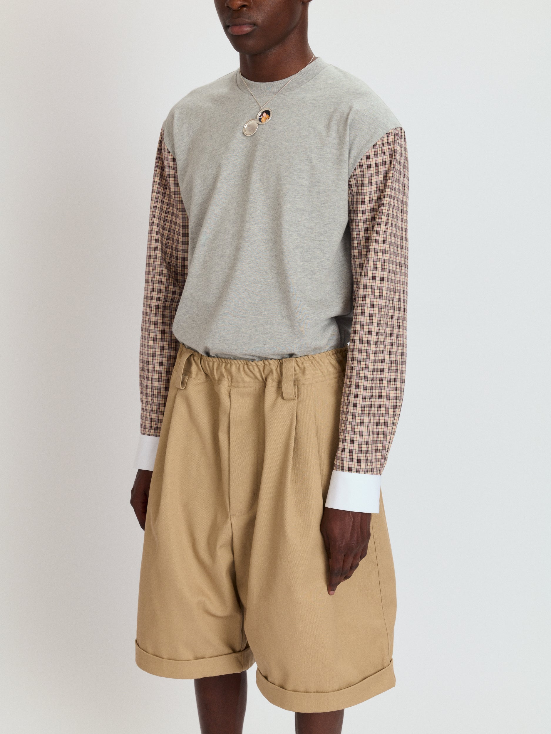 T-Shirt with Shirting Sleeves