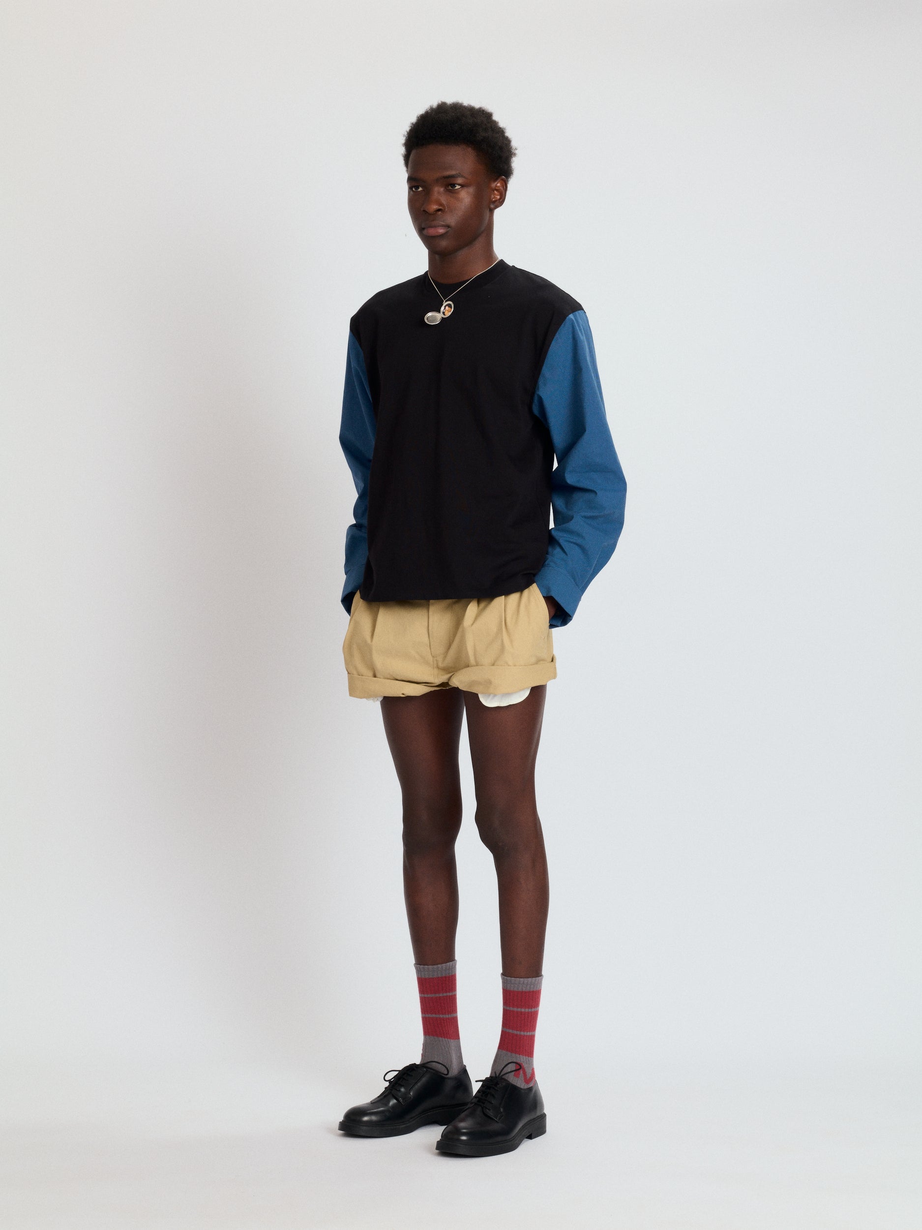 T-Shirt with Shirting Sleeves