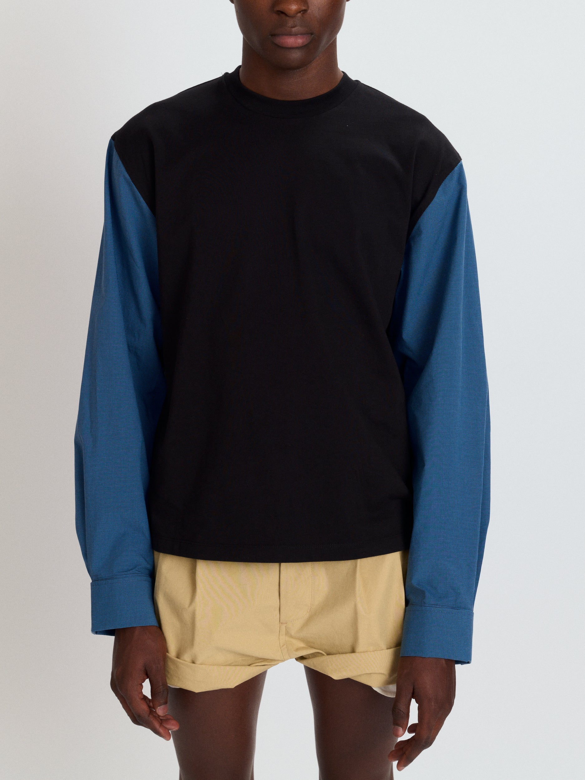 T-Shirt with Shirting Sleeves