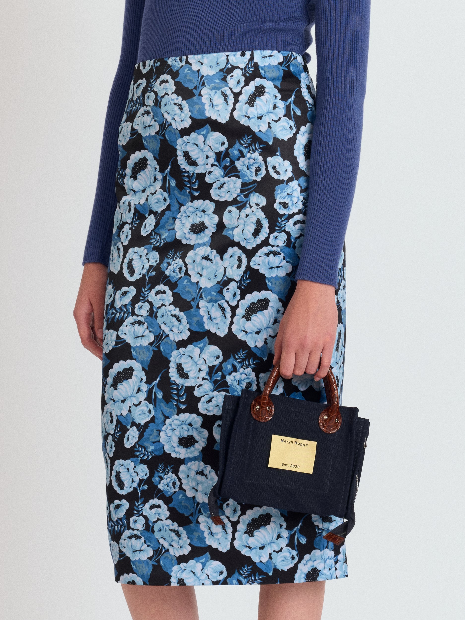 Straight Midi Skirt