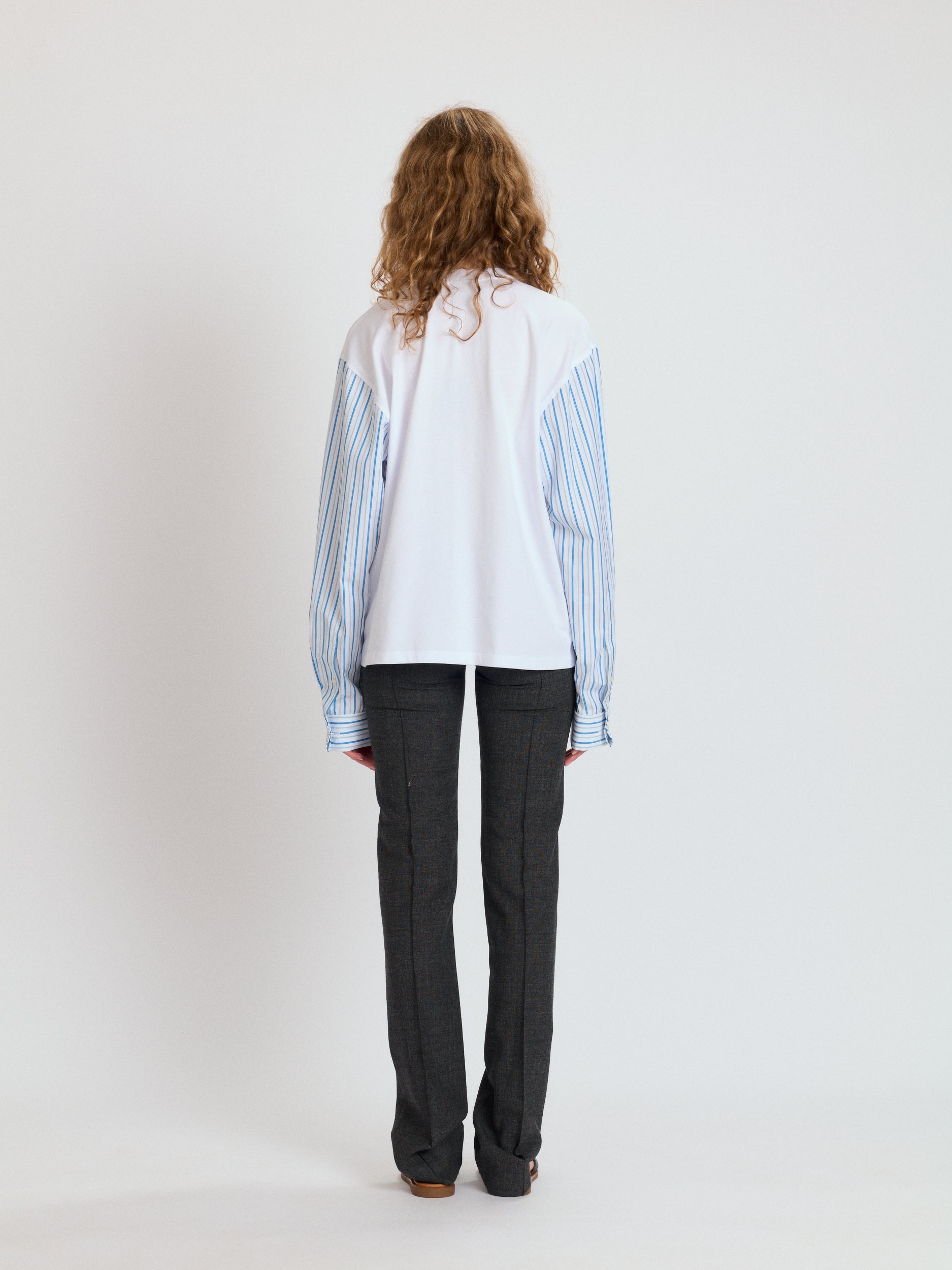 T-Shirt with Shirting Sleeves
