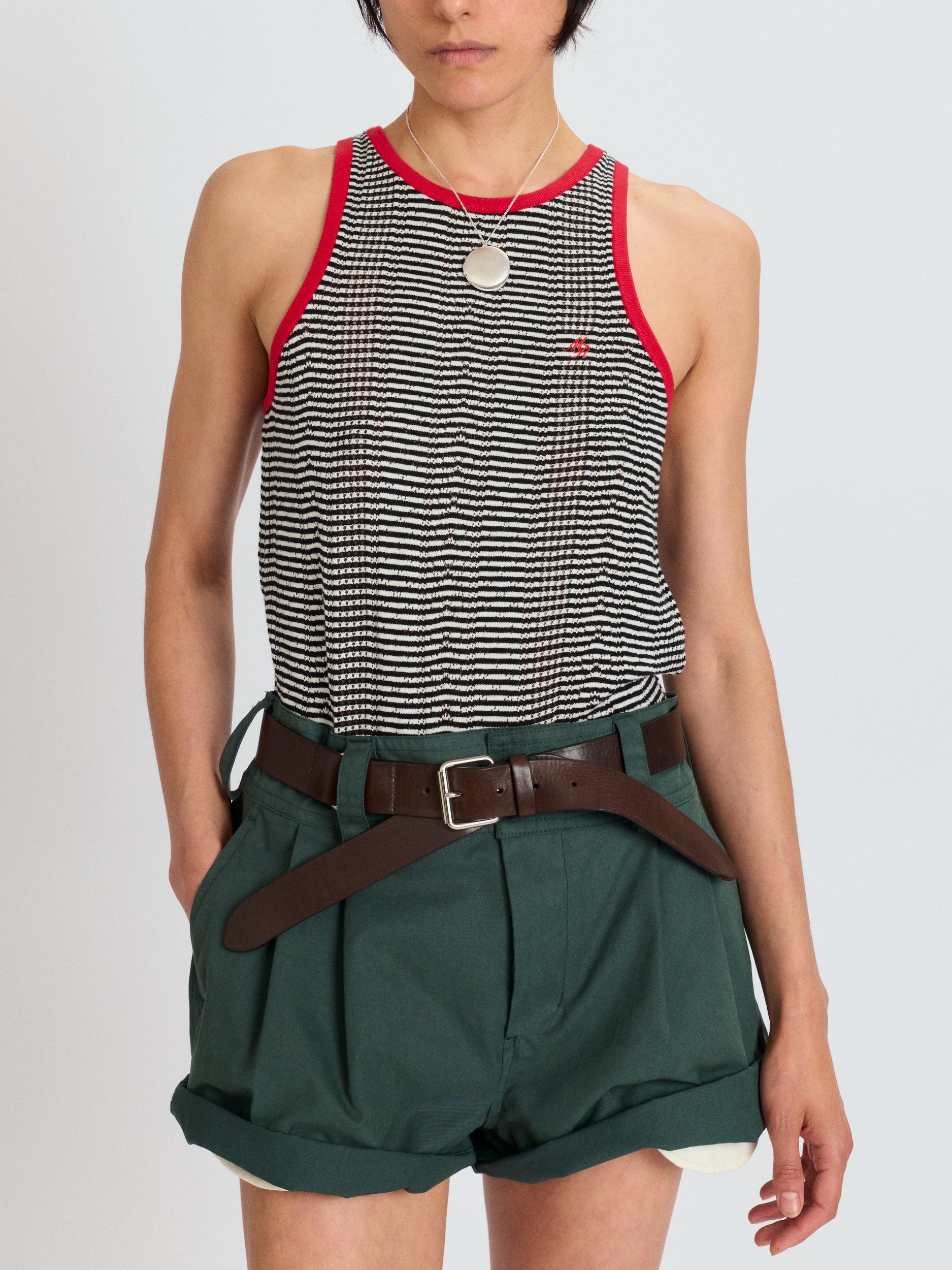 Pointelle Tank Top