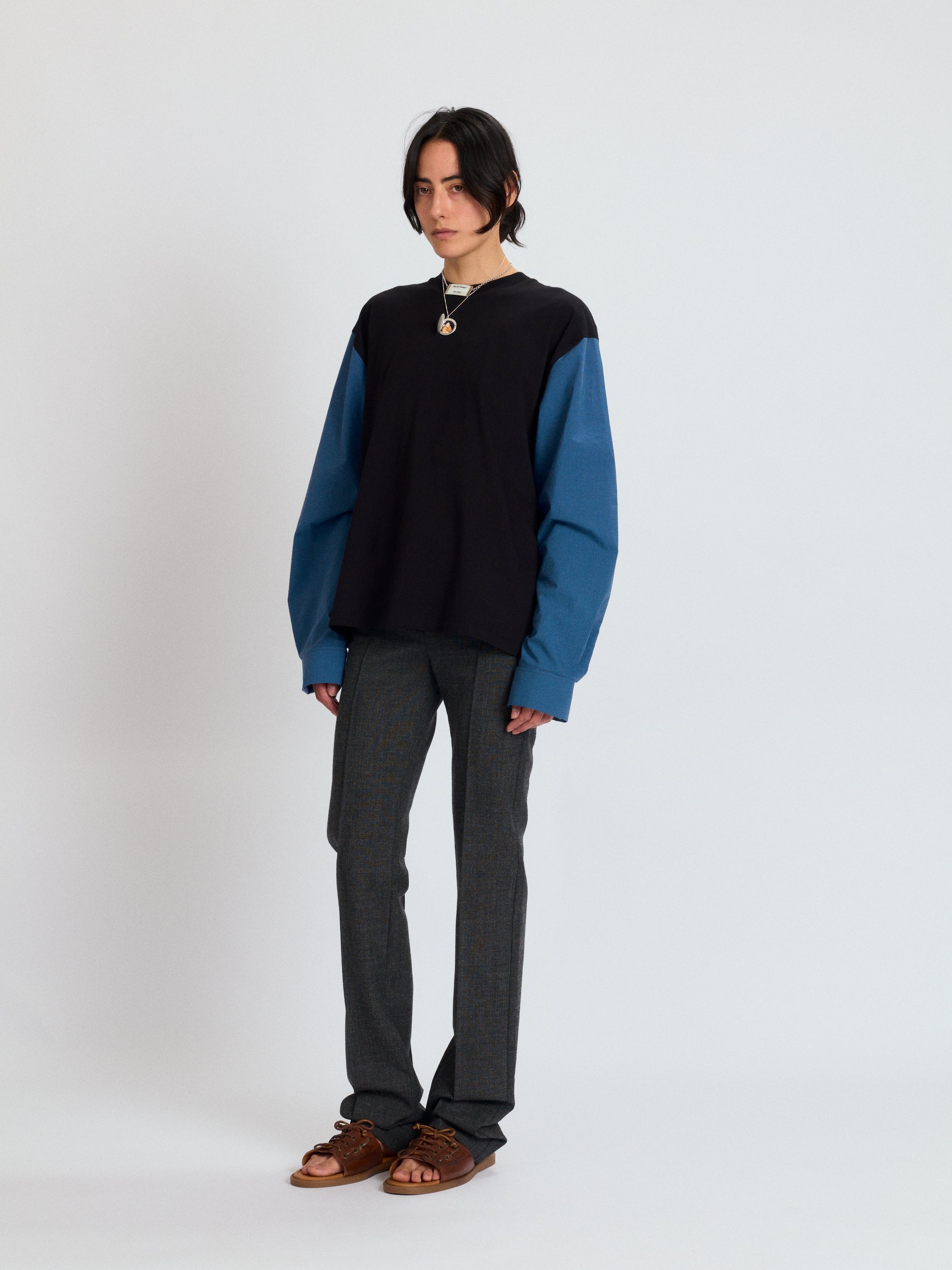 T-Shirt with Shirting Sleeves