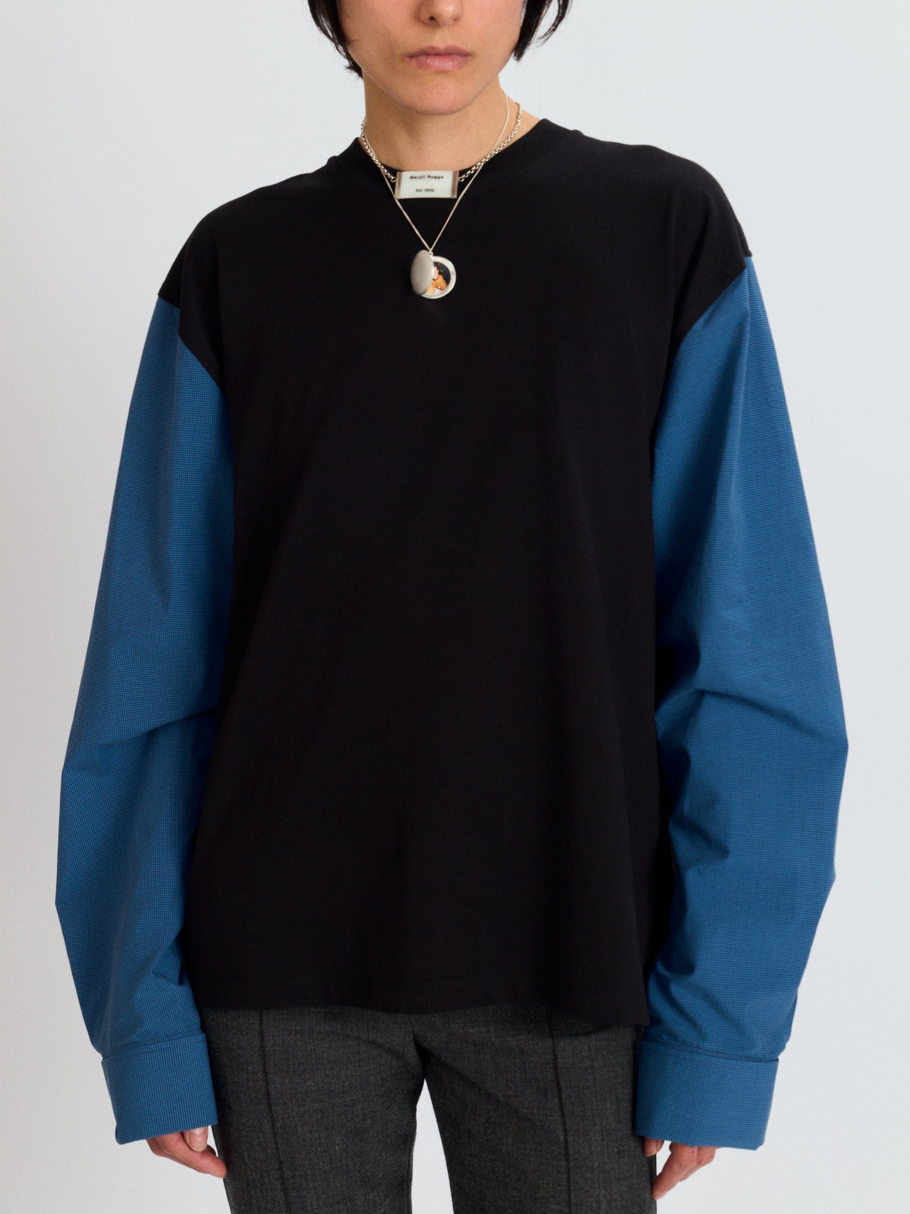 T-Shirt with Shirting Sleeves
