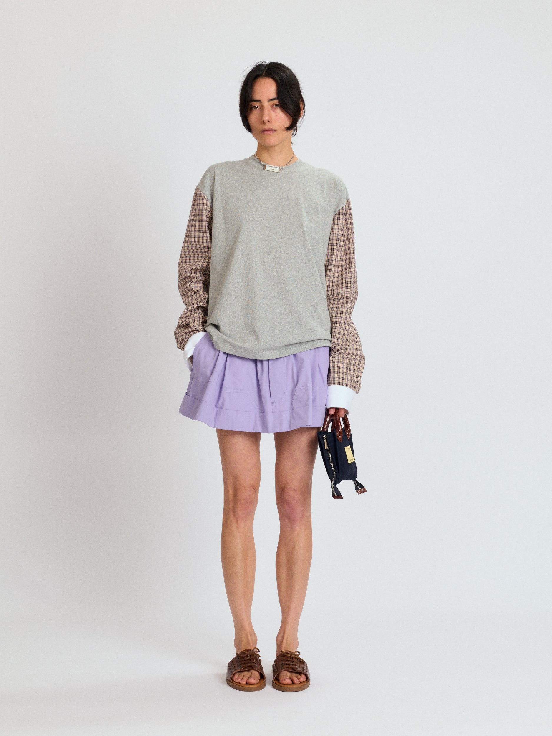 T-Shirt with Shirting Sleeves
