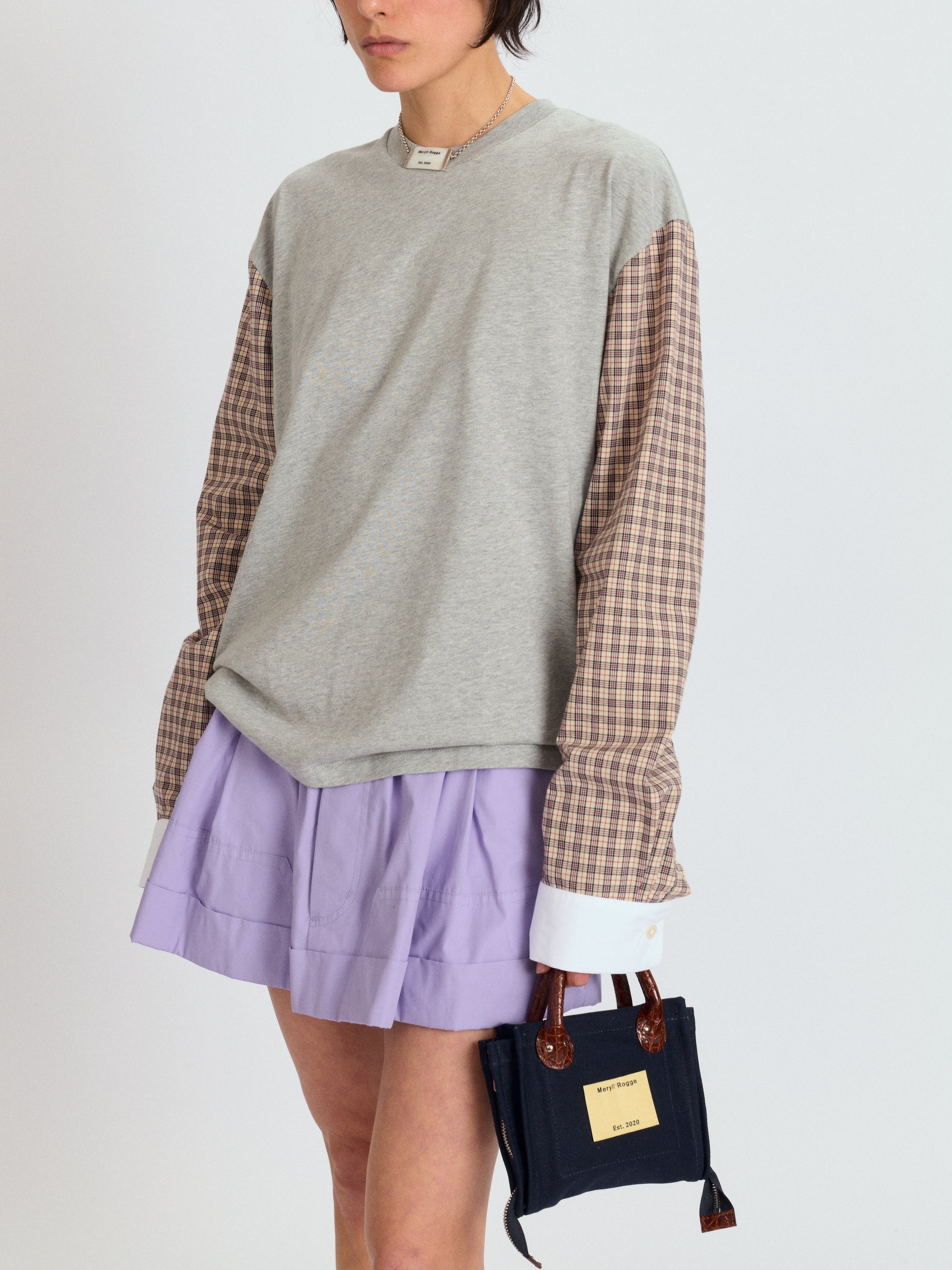 T-Shirt with Shirting Sleeves