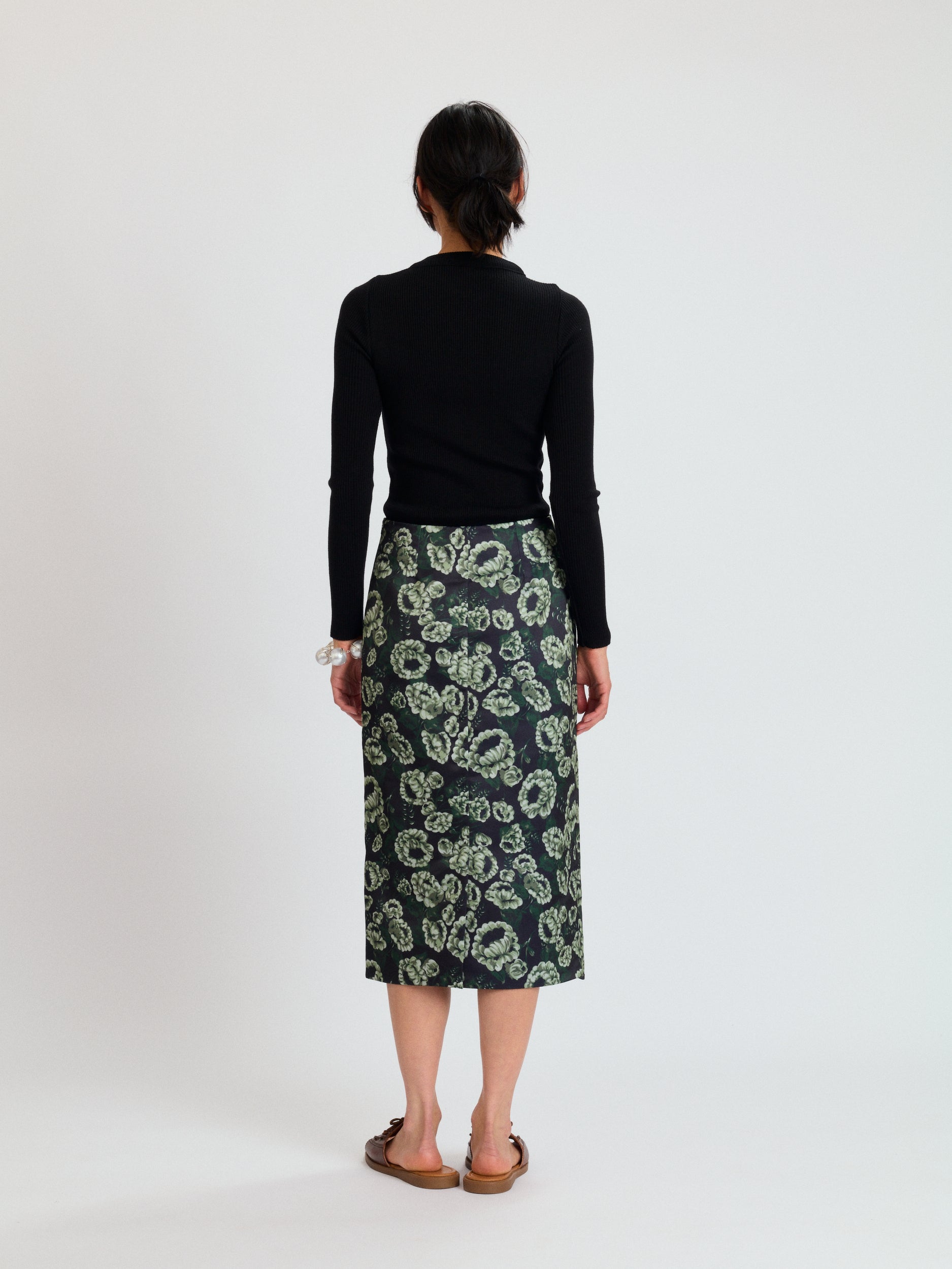 Straight Midi Skirt