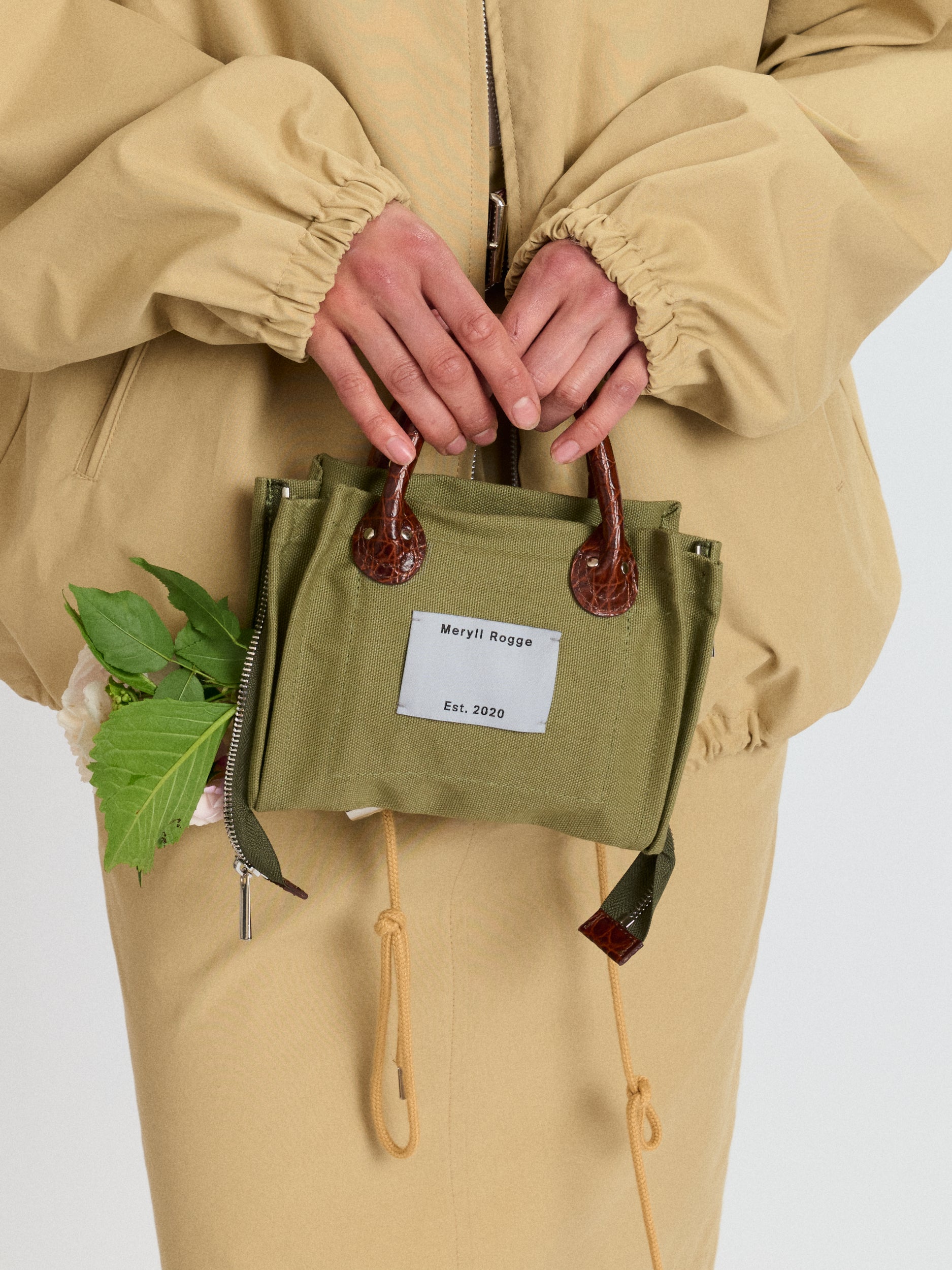 Tiny Bag with Zippers