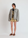 Leather Bomber Jacket