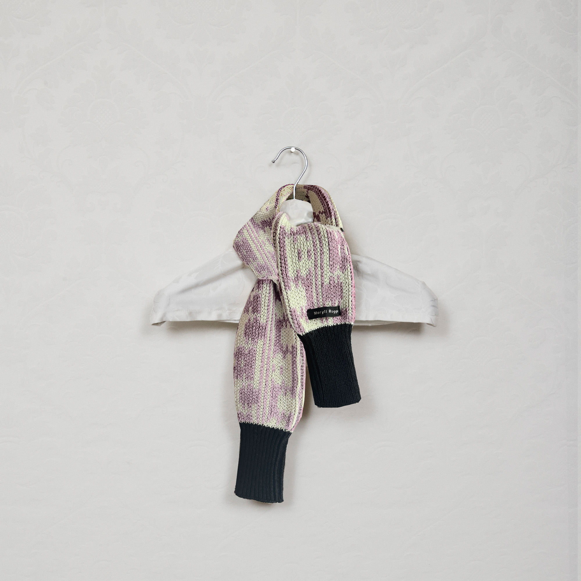 小物 Meryll Rogge Gray & Tan Double Scarf Meryll Rogge Gray & Tan Double Scarf