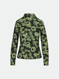 Mock Neck Top
