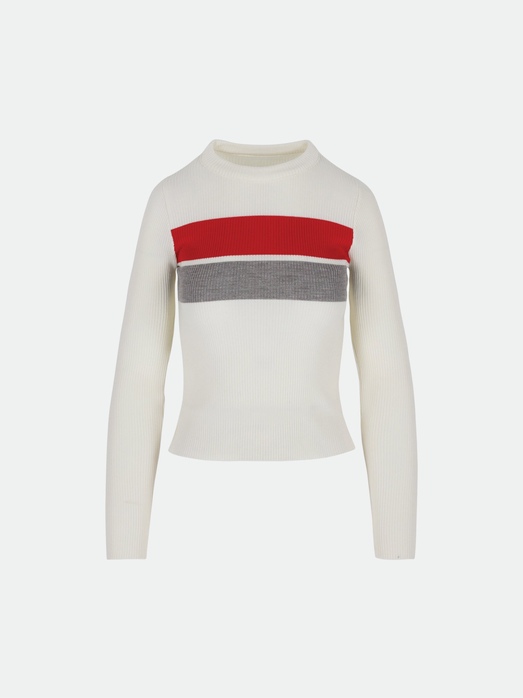 Striped Rib Knit Top