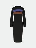 Striped Rib Knit Dress