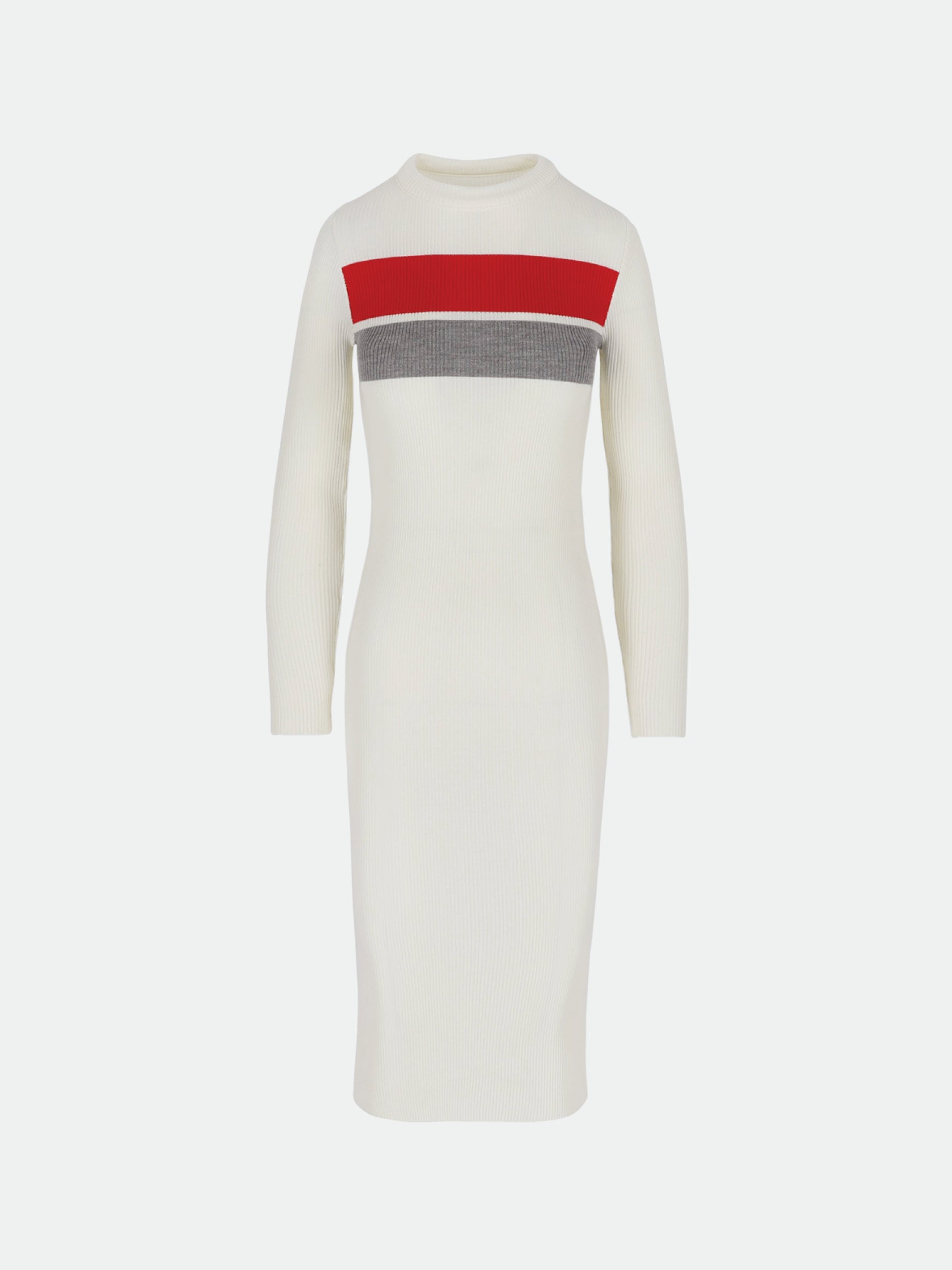 Striped Rib Knit Dress