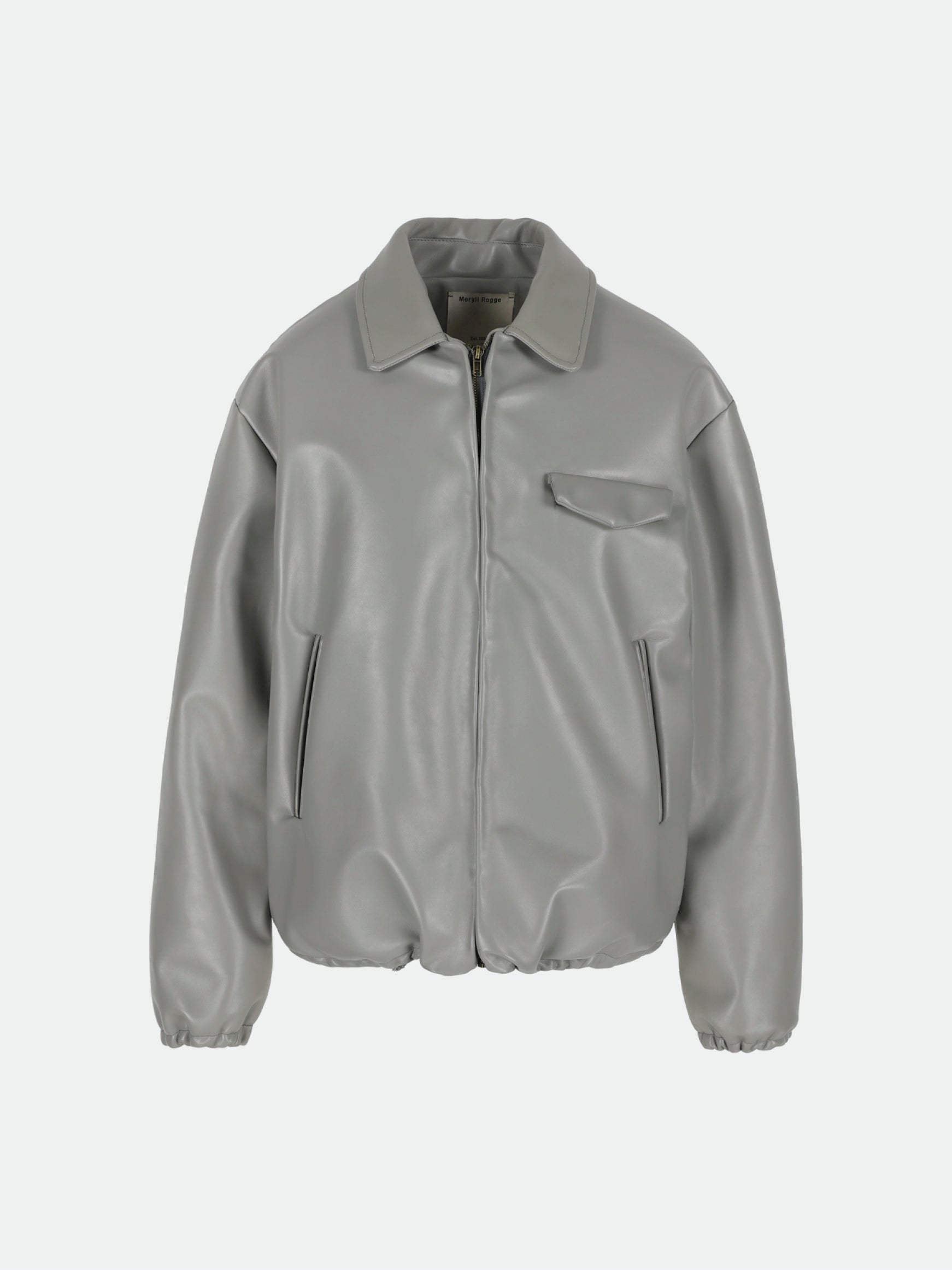 Leather Bomber Jacket