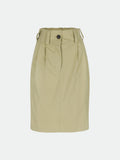 Chino Pencil Skirt