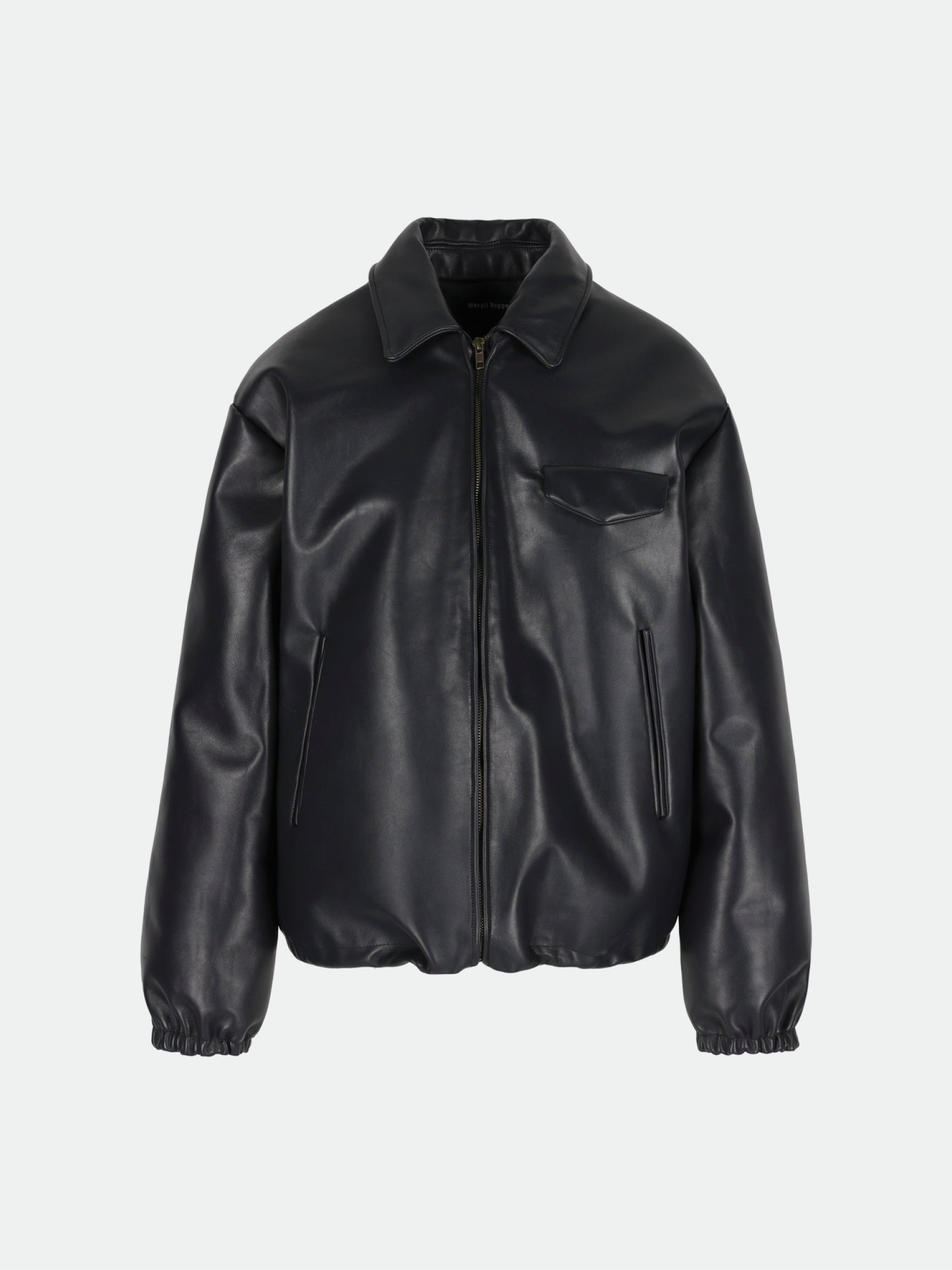 Leather Bomber Jacket